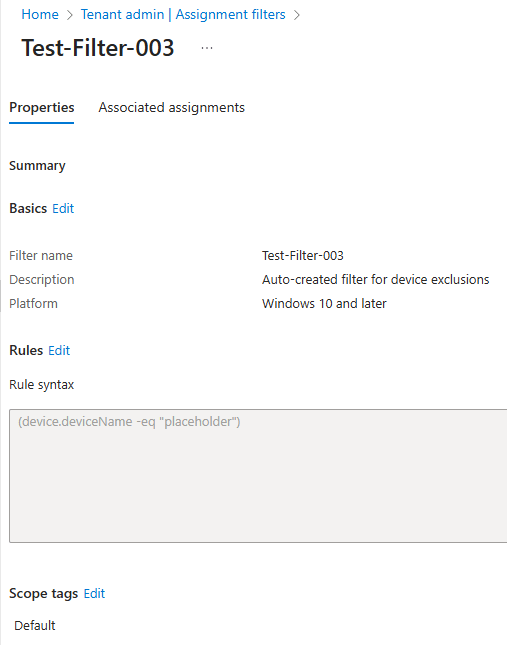 When filter is created and no members added